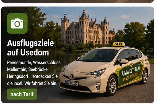 Ausflugsziele auf Usedom