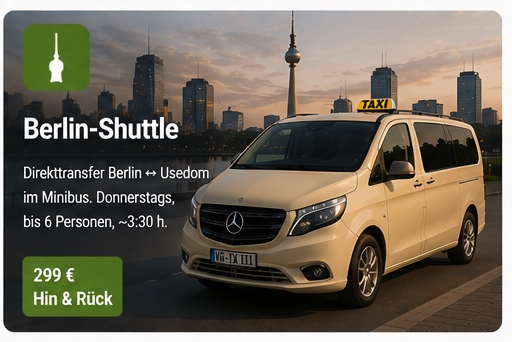 Berlin-Shuttle 299€ Hin und Rueck